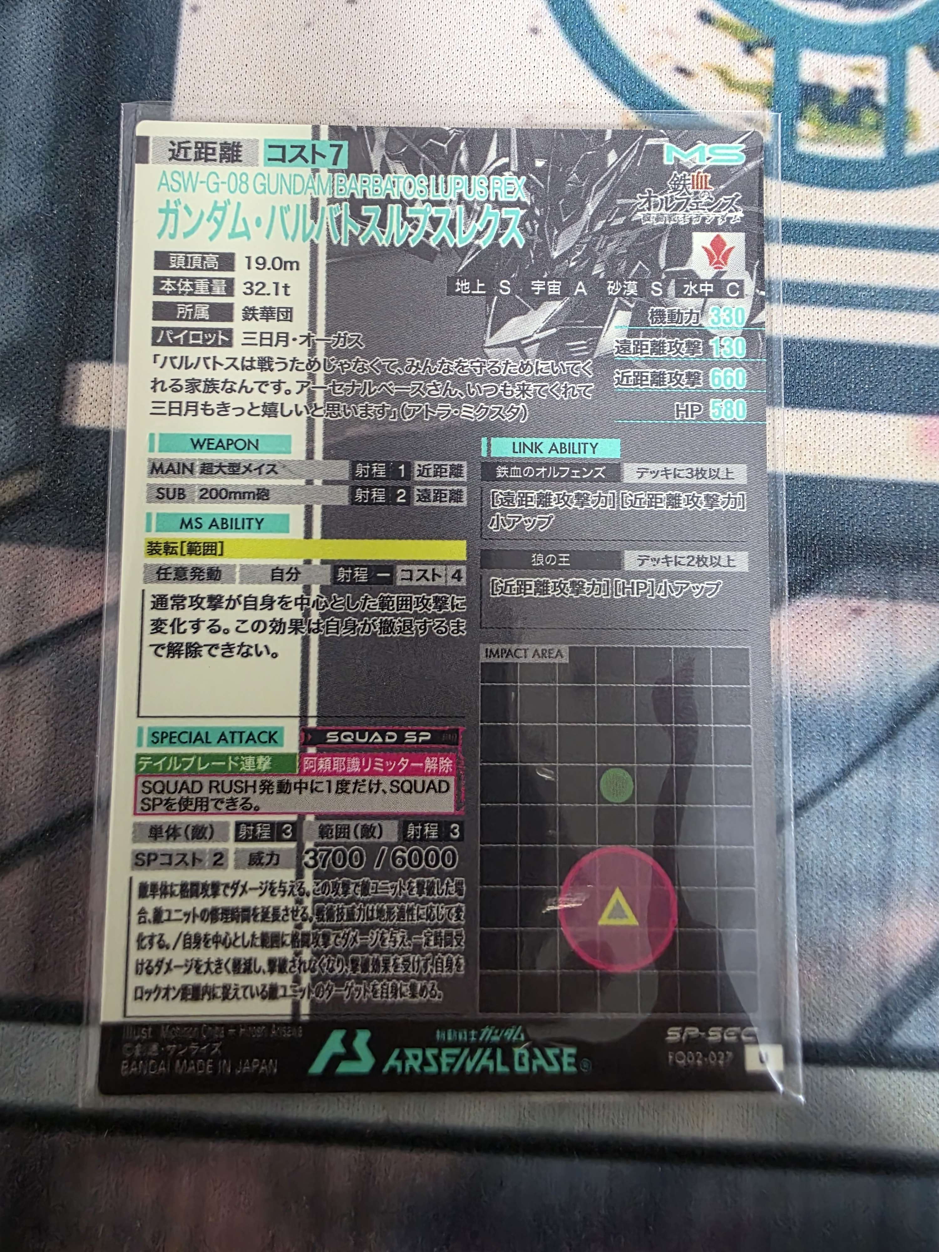 ガンダム・バルバトスルプスレクス（パラレル） 実物写真 2